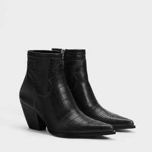 Bershka ankle cowboy boots